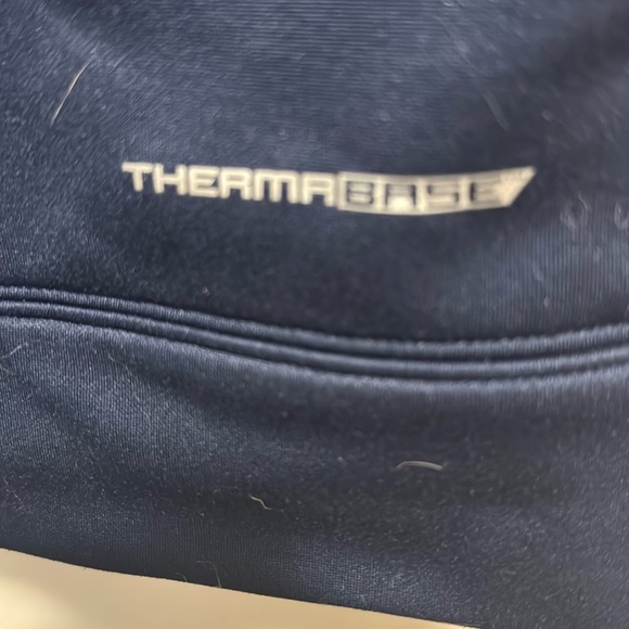 Boston Red Sox men’s large ThermaBase Navy zip up sweatshirt hooded - Picture 2 of 5